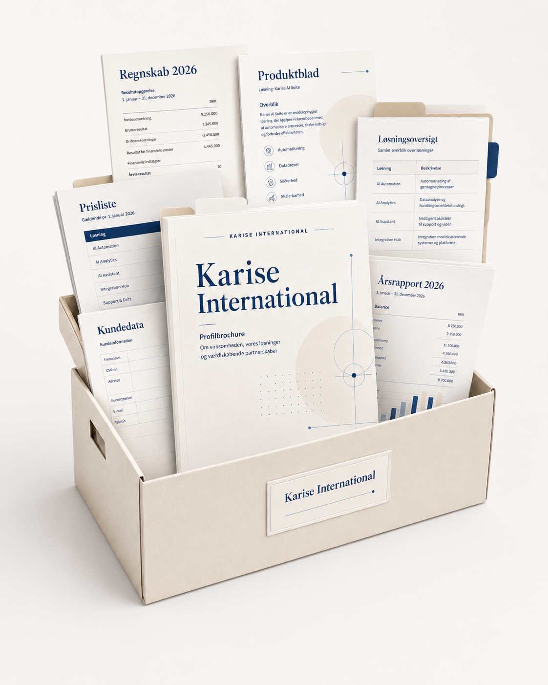 Karise International materialer